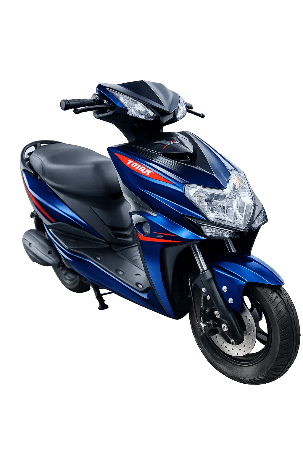 Blue Dream EV L100 Max Sports Style electric scooter on black background